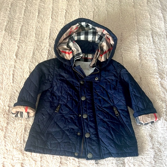 🧸BURBERRY Toddler Boys’ Quilted Down Jacket EUC❣️ - Picture 3 of 8